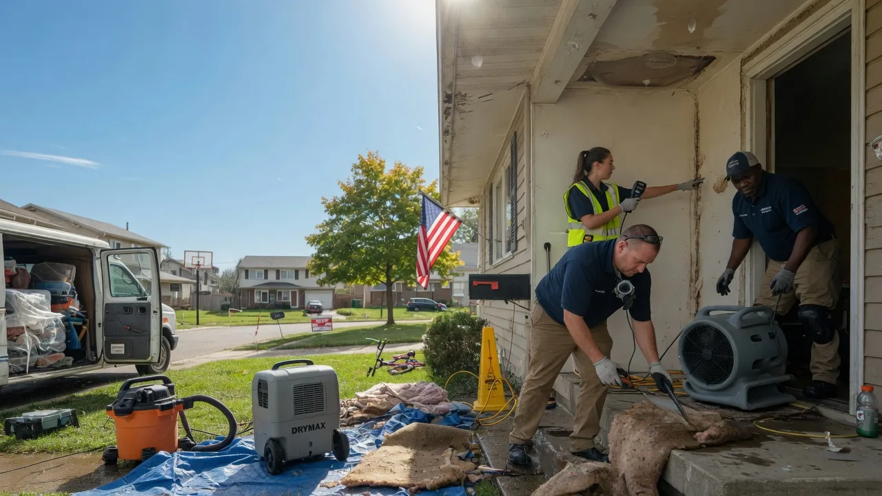 Water Damage Restoration in Delaware near me